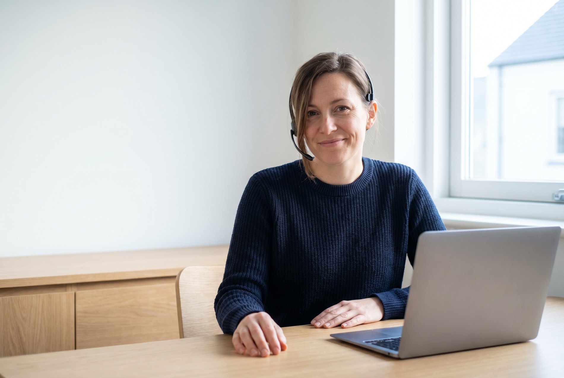 A Benefits Representative working remotely